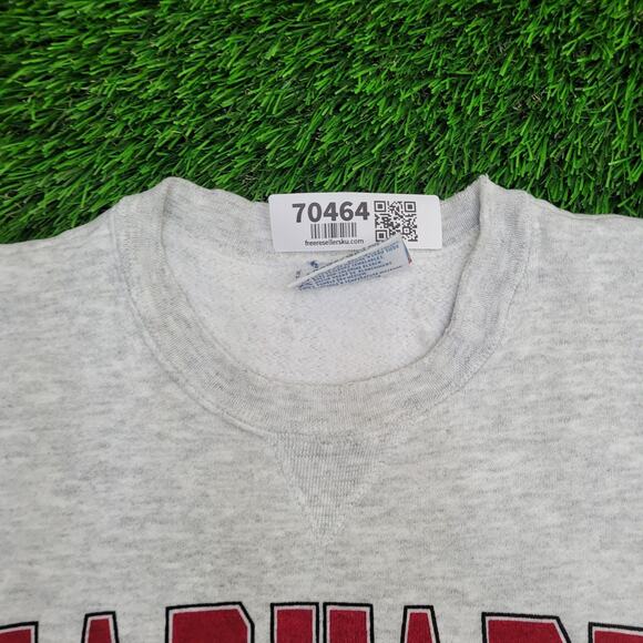Vintage Harvard Sweatshirt M/L 20x26 USA Made Hanes Classics Heavyweight - Picture 2 of 11